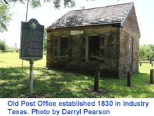 Post Office in Industry, TX