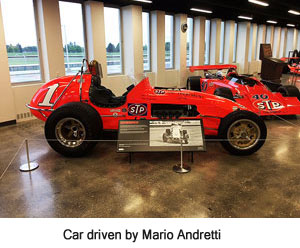 Old racecar driven by Mario Andretti