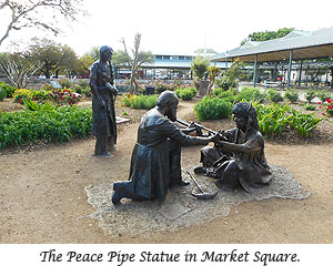 Peace Pipe Statue