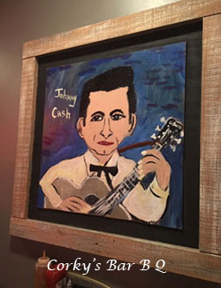 Johnny Cash Painting