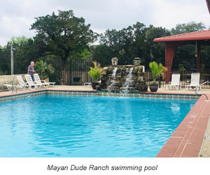 Mayan Dude ranch swimming pool