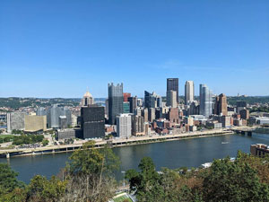 View of downtown Pittsburgh from Mount Washington
